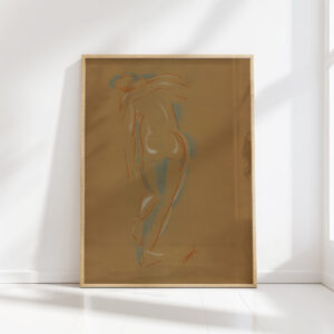 abstract nude 19th century after auguste rodin high quality print