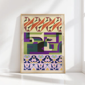 abstract pattern portfolio pl03 1930 mizuki heitaro high quality print