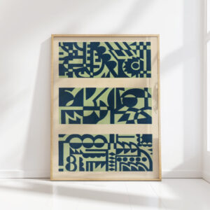 abstract pattern portfolio pl04 1930 mizuki heitaro high quality print