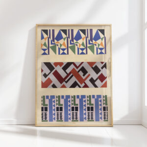 abstract pattern portfolio pl06 1930 mizuki heitaro high quality print