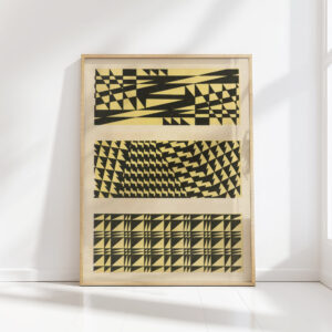 abstract pattern portfolio pl08 1930 mizuki heitaro high quality print