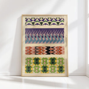 abstract pattern portfolio pl09 1930 mizuki heitaro high quality print