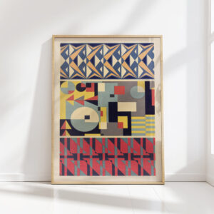 abstract pattern portfolio pl10 1930 mizuki heitaro high quality print