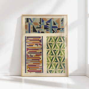 abstract pattern portfolio pl11 1930 mizuki heitaro high quality print