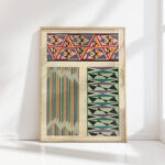 abstract pattern portfolio pl14 1930 mizuki heitaro high quality print