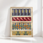 abstract pattern portfolio pl15 1930 mizuki heitaro high quality print