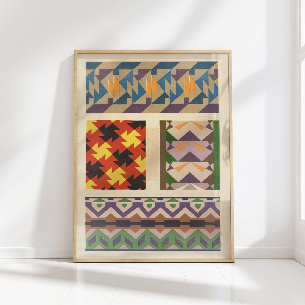 abstract pattern portfolio pl20 1930 mizuki heitaro high quality print