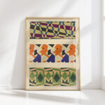 abstract pattern portfolio pl25 1930 mizuki heitaro high quality print