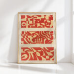 abstract pattern portfolio pl29 1930 mizuki heitaro high quality print