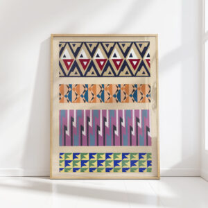 abstract pattern portfolio pl30 1930 mizuki heitaro high quality print