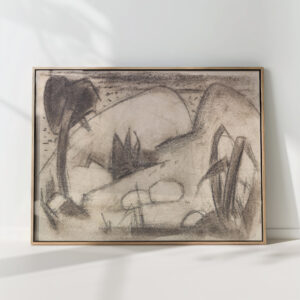 abstracted exotic landscape 1911 franz marc high quality print