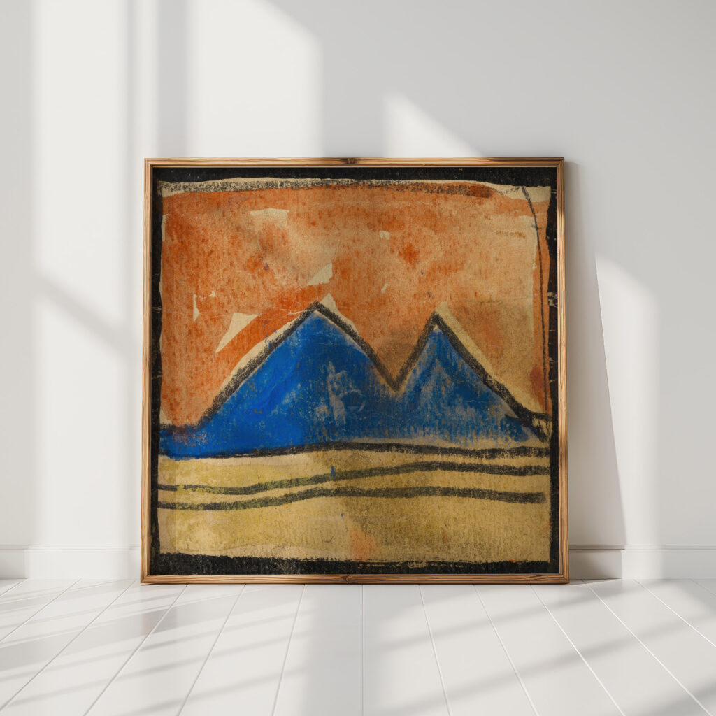 abstracted landscape 1 1918 egon schiele high quality print