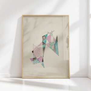 abstraction based on sails ix 1921 david kakabadze high quality print