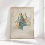 abstraction based on sails vii 1921 david kakabadze high quality print