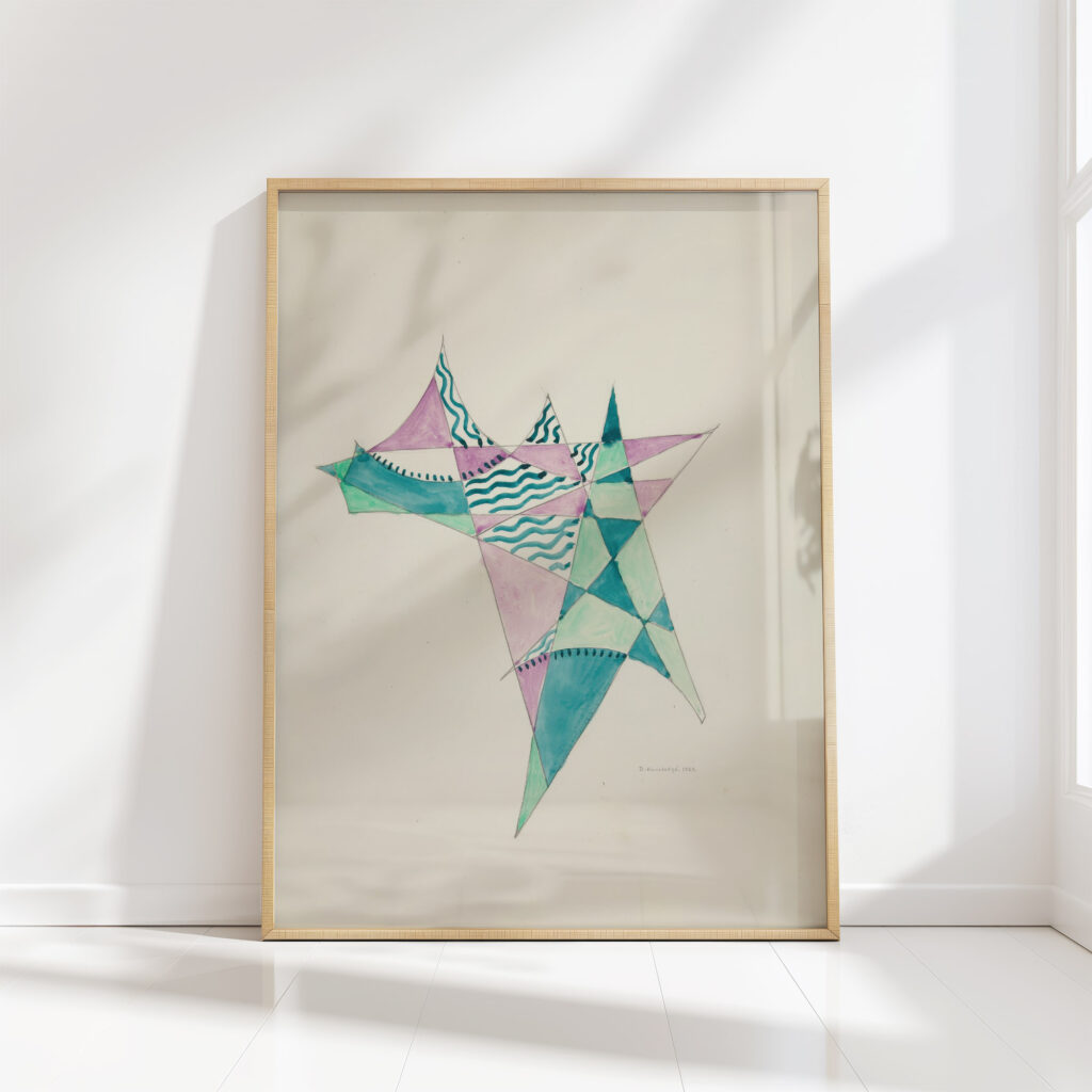 abstraction based on sails viii 1921 david kakabadze high quality print