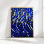 abstraction the blue mountain 1912 christian rohlfs high quality print