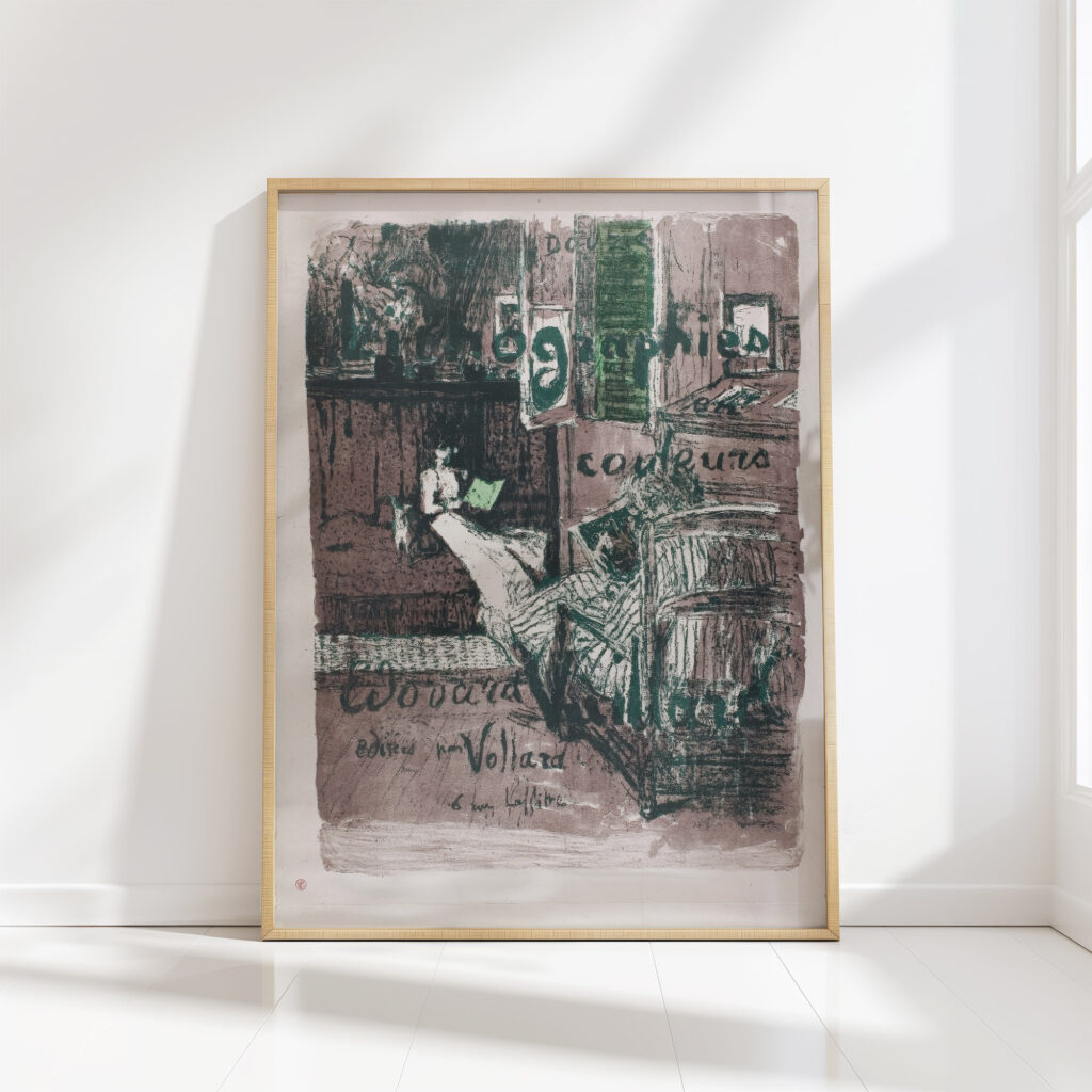 album cover for landscapes and interiors 1899 edouard vuillard high quality print