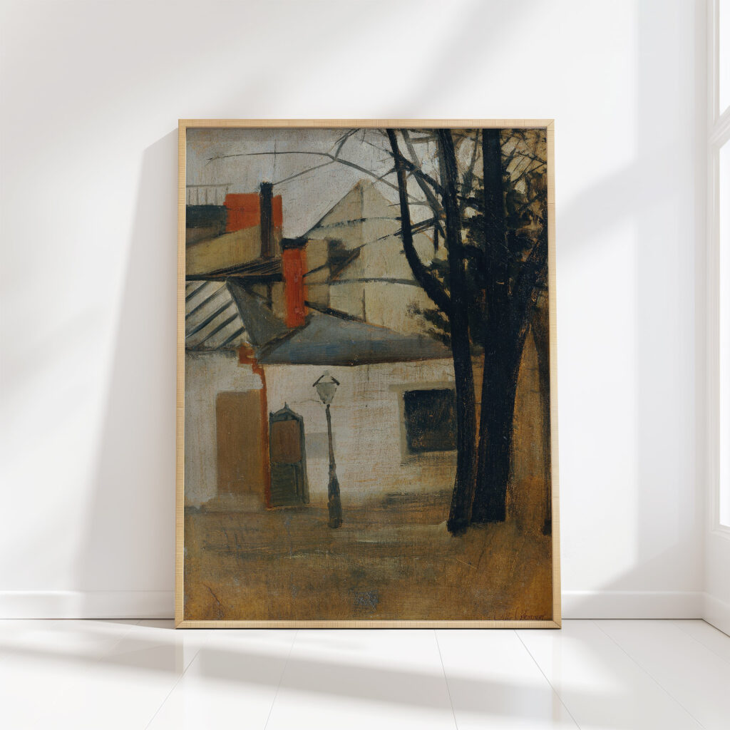 alley corner oskar schlemmer high quality print