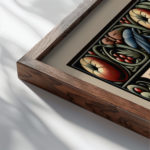 aloha2 3x4 close up dark wood mockup