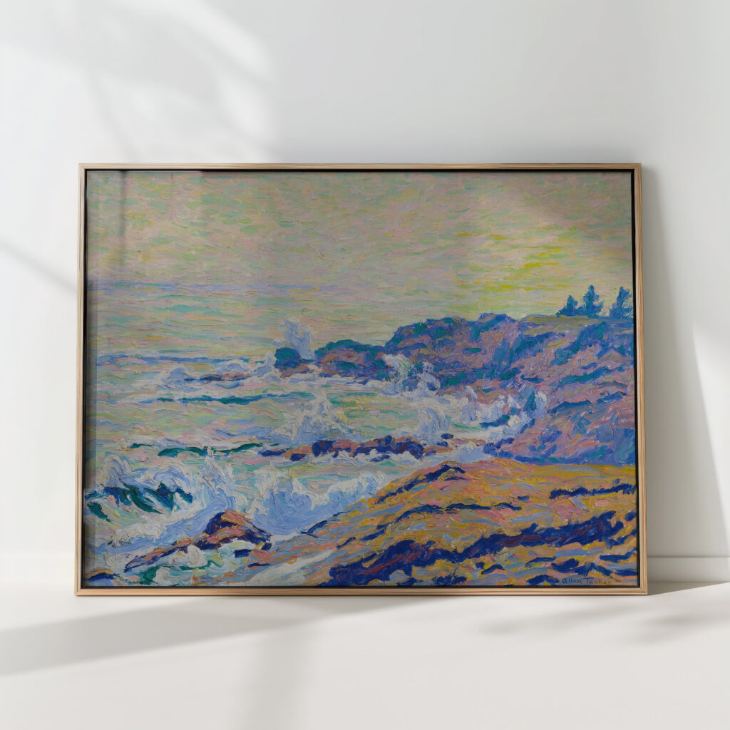 along the coast 1913 allen tucker high quality print