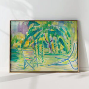 along the riviera janos vaszary high quality print
