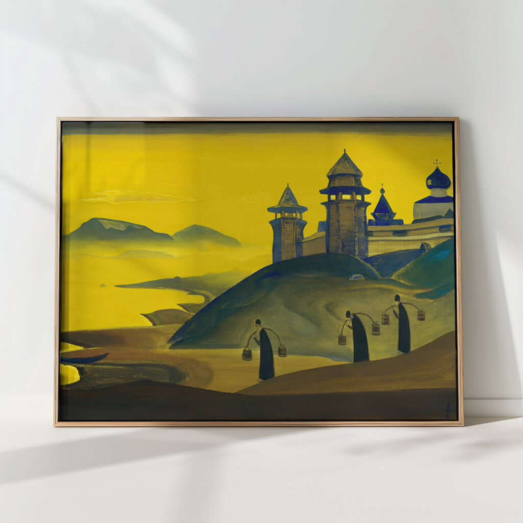 and we are trying from the sancta series 1922 nicholas roerich high quality print