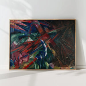 animal destinies the trees showed their rings the animals their veins 1913 franz marc high quality print