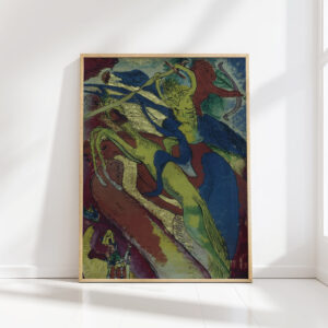 apocalyptic riders i 1911 wassily kandinsky high quality print