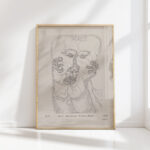 apparition hallucination pencil 1922 hans prinzhorn high quality print