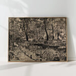 arboretum ca 1914 1918 henry lyman sayen high quality print