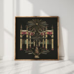 arcade with serpents and fireworks circa 1780 unknown high quality print