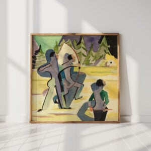 archer 1935 ernst ludwig kirchner high quality print