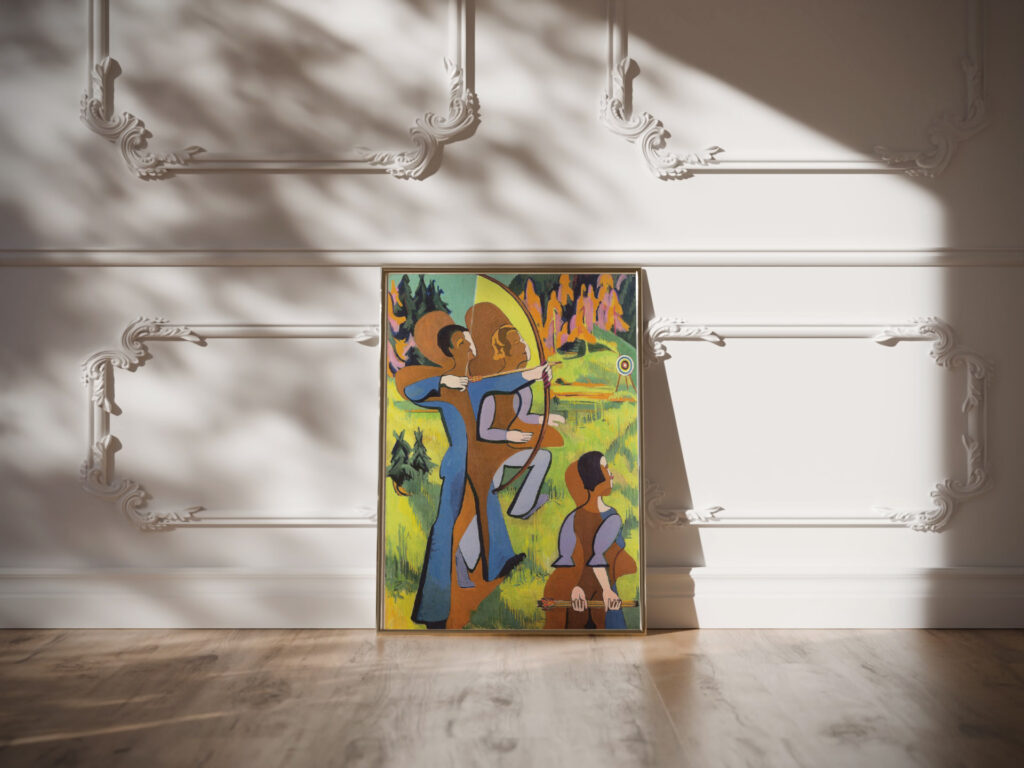 archers 1935 1937 Ernst Ludwig Kirchner video mockup