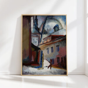 architecture of a small town 1924 marian szczyrbula high quality print