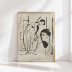 artist and model 1933 ernst ludwig kirchner high quality print