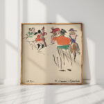 artists ball costumed dancers 1921 joaquin torres garcia high quality print