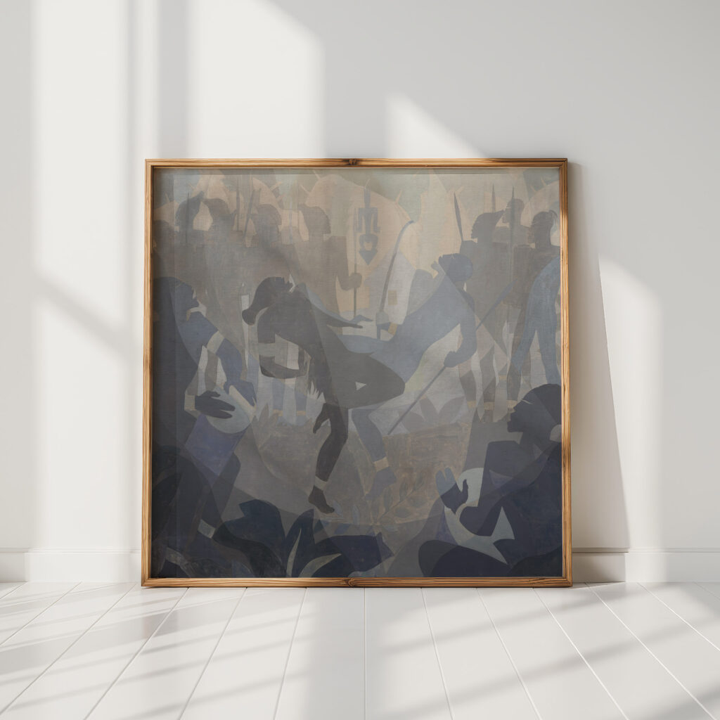 aspects of negro life the negro in an african setting 1935 aaron douglas high quality print