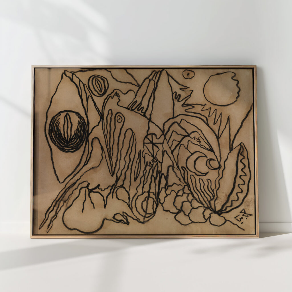 astral landscape iv 1913 wilhelm morgner high quality print