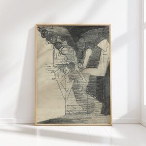 at the casino drawings for aurelia louis marcoussis high quality print