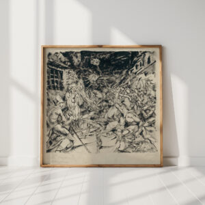 at the lamp 1927 konstantin bauer high quality print