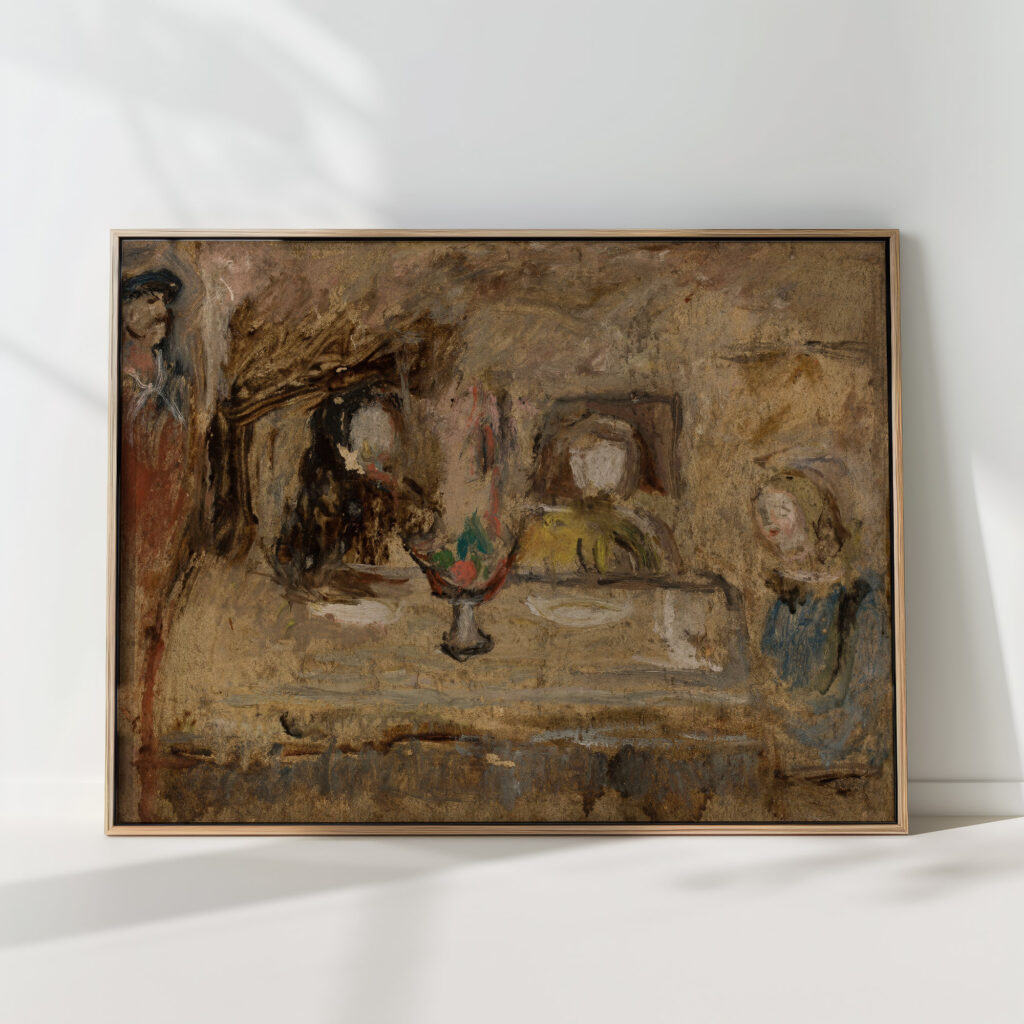 at the table 1919 tadeusz makowski high quality print