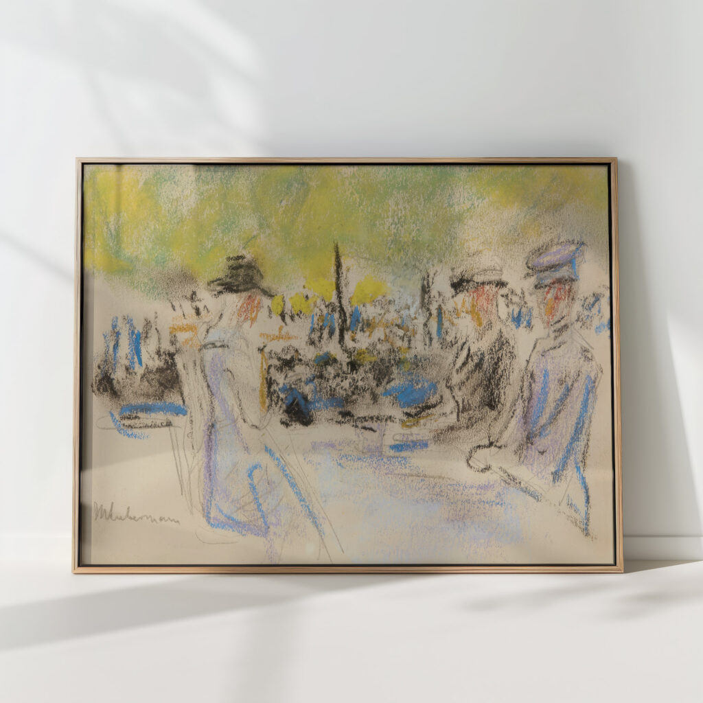 at the table circa 1905 1911 max liebermann high quality print