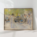 at the table circa 1905 1911 max liebermann high quality print