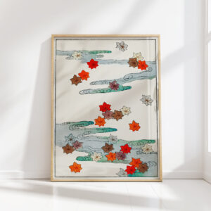 autumn and water illustration watanabe seitei high quality print