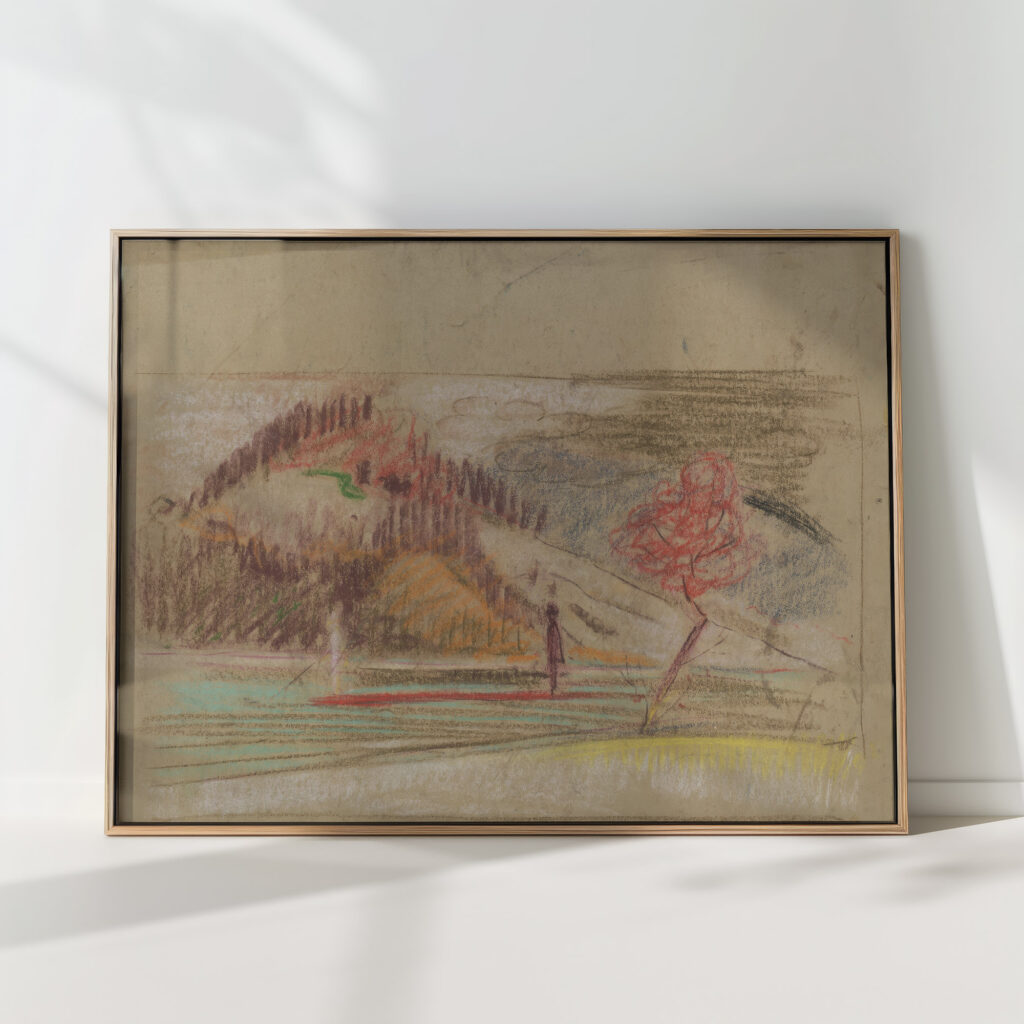 autumn landscape 1935 1944 arnold peter weisz kubincan high quality print