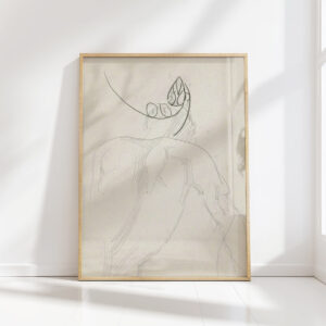 back of a nude figure 1906 reijer stolk high quality print