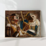 bagpiper players of biniou 1929 tadeusz makowski high quality print