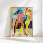 ball playing pair 1933 ernst ludwig kirchner high quality print