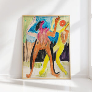 ball playing pair 1933 ernst ludwig kirchner high quality print