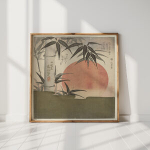 bamboo and rising sun 1829 utagawa kunimaru high quality print